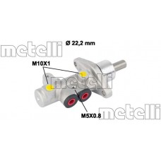 05-0549 METELLI Головний гальмівний циліндр
