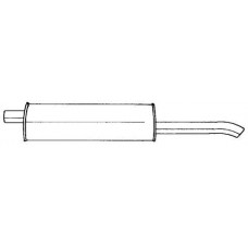 40611 SIGAM Глушник вихлопних газів кінцевий