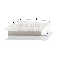 CU 3172 MANN-FILTER Фільтр повітря у внутрішньому просторі
