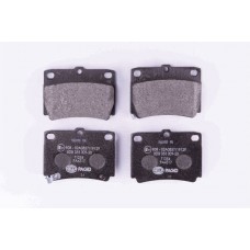 8DB 355 009-501 HELLA PAGID Комплект гальмівних колодок дисковий гальм