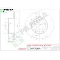 5831 PILENGA Гальмівний диск