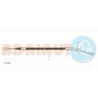 27.0236 ADRIAUTO Тросик, cтояночный тормоз
