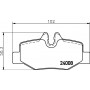 8DB 355 010-661 HELLA PAGID Комплект гальмівних колодок дисковий гальм