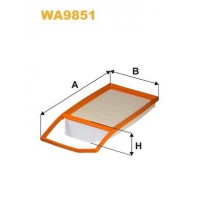 WA9851 WIX FILTERS Повітряний фільтр