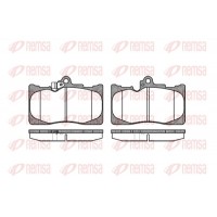 1180.02 REMSA Комплект гальмівних колодок дисковий гальм