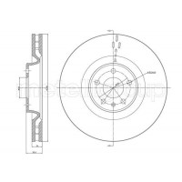 23-1085C METELLI Гальмівний диск