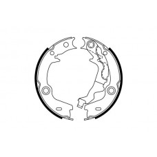 0 986 487 761 BOSCH Комплект гальмівних колодок, стояночная тормозная система