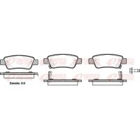 1290.02 REMSA Комплект гальмівних колодок дисковий гальм