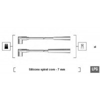 941095100582 MAGNETI MARELLI Комплект дротів запалювання