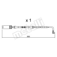 SU.305 METELLI Сигналізатор зносу гальмівних колодок