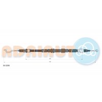 55.0295 ADRIAUTO Тросик, cтояночный тормоз