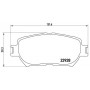 P 83 062 BREMBO Комплект гальмівних колодок дисковий гальм