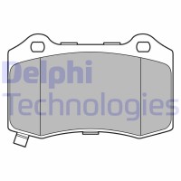 LP3676 DELPHI Комплект гальмівних колодок дисковий гальм