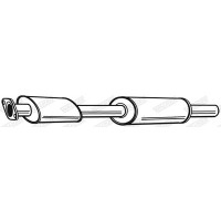 22549 WALKER Середній глушник вихлопних газів