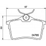 8DB 355 014-081 HELLA PAGID Комплект гальмівних колодок дисковий гальм