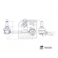 183326 FEBI BILSTEIN Тяга стійка стабілізатор