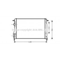 RTA2312 PRASCO Радіатор охолодження двигуна