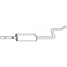 37435 SIGAM Середній глушник вихлопних газів