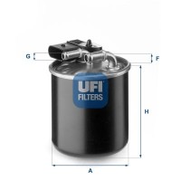 24.150.00 UFI Паливний фільтр