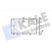 363100 KALE OTO RADYATÖR Радіатор охолодження двигуна