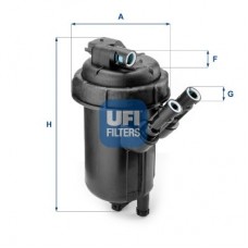 55.114.00 UFI Паливний фільтр