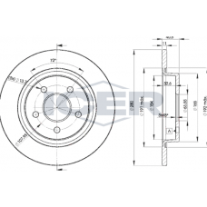 78BD3962-2 ICER Гальмівний диск