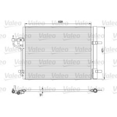 814390 VALEO Конденсатор кондиціонера