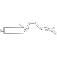 70628 SIGAM Глушник вихлопних газів кінцевий