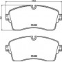 8DB 355 040-361 HELLA PAGID Комплект гальмівних колодок дисковий гальм