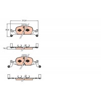 GDB2126 TRW КомплеК т гальмівних колодок, дискове гальмо