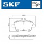 VKBP 90056 SKF Комплект гальмівних колодок дисковий гальм