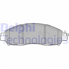 LP3291 DELPHI Комплект гальмівних колодок дисковий гальм