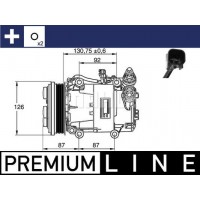 ACP 54 000P MAHLE Компресор кондиціонера