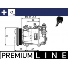ACP 54 000P MAHLE Компресор кондиціонера