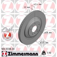 100.3338.20 ZIMMERMANN Гальмівний диск
