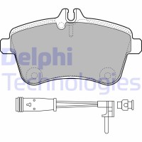 LP1938 DELPHI Комплект гальмівних колодок дисковий гальм