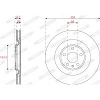 DDF2661C FERODO Гальмівний диск
