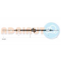 030221 ADRIAUTO VW Трос ручн гальма лев. /прав. VAG 100/200 -91