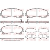 1407.12 REMSA Комплект гальмівних колодок дисковий гальм