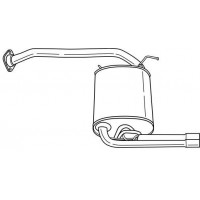 34614 SIGAM Глушник вихлопних газів кінцевий