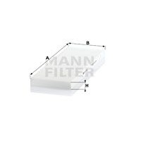 CU 4151 MANN-FILTER Фільтр повітря у внутрішньому просторі