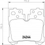 8DB 355 006-651 HELLA PAGID Комплект гальмівних колодок дисковий гальм