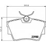 8DB 355 010-761 HELLA PAGID Комплект гальмівних колодок дисковий гальм