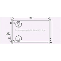 DN5456D AVA QUALITY COOLING Конденсатор кондиціонера