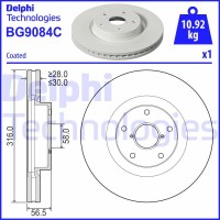 BG9084C DELPHI Гальмівний диск