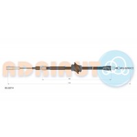 030214 ADRIAUTO VW Трос ручн гальм. прав. VAG 80 (бараб. )