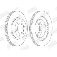 562743JC JURID Гальмівний диск