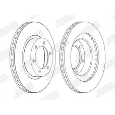 562743JC JURID Гальмівний диск