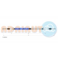 11.0216.2 ADRIAUTO Тросик, cтояночный тормоз