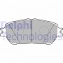 LP2132 DELPHI Комплект гальмівних колодок дисковий гальм